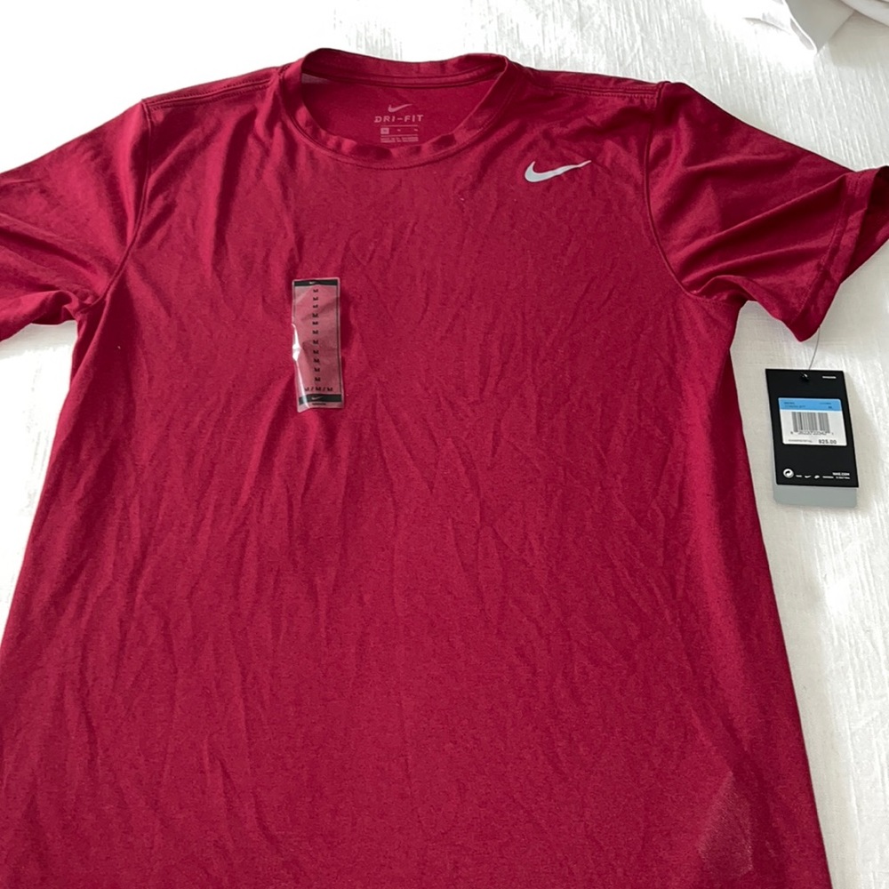 Nike Maroon Dri-Fit Tee Shirt